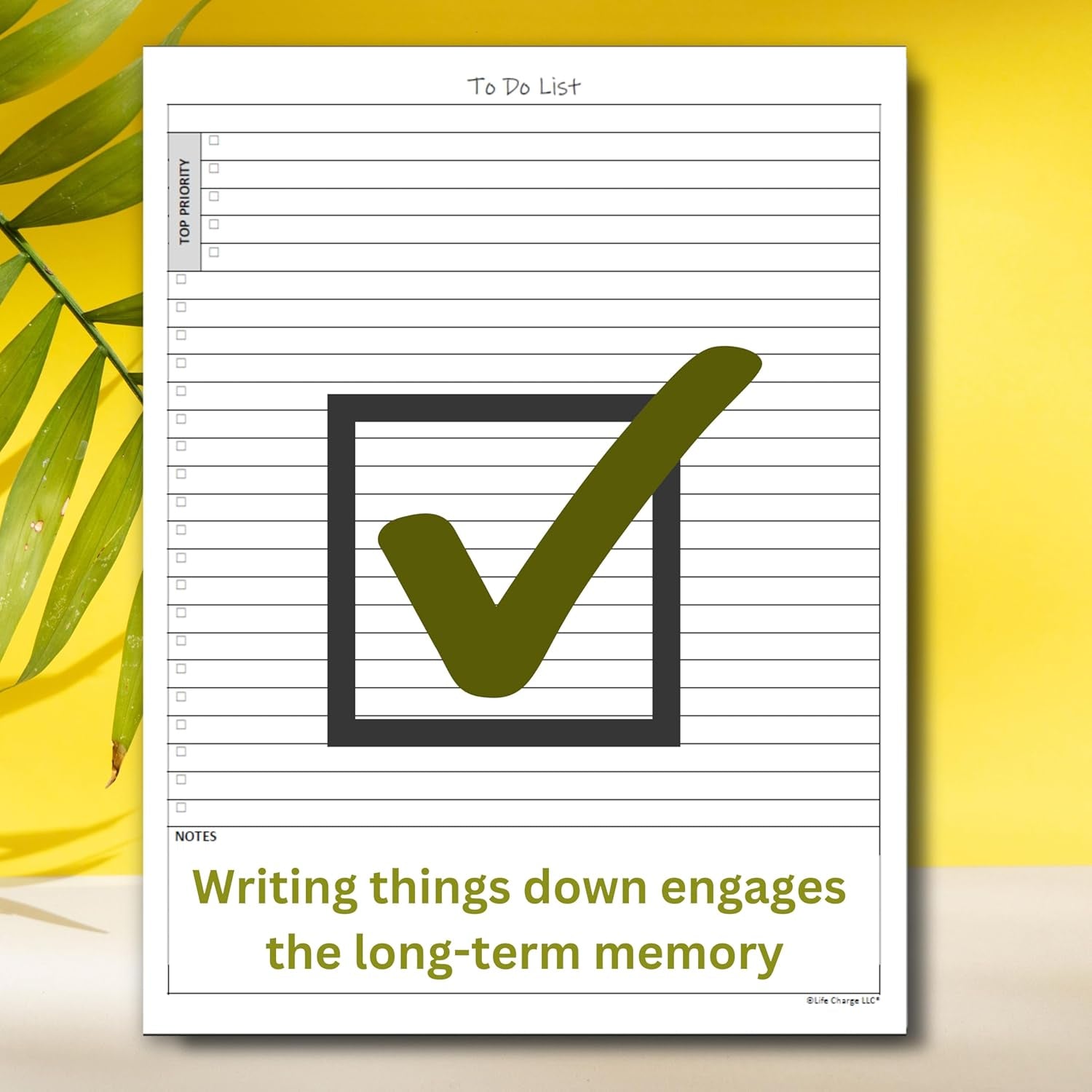 TO DO List Planner Notepad, 50 Page Planning Pad. Undated Todo Checklist W/Priority & Note Sections. Organize & Track Projects, Clients or Daily Tasks. 8.5 X 11, A4 Sheets.
